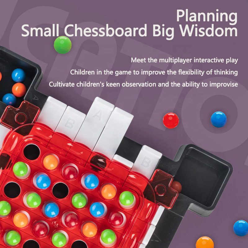 Chess Game Board Educational Toys Rainbow Chess Board Acrylic Educational Toys For Kids (11)