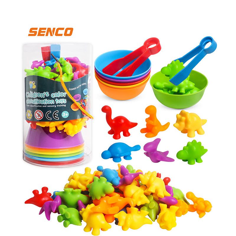 Counting Dinosaur Toy Sorting Kids Math Counting Toy Baby Educational Counting Toy (12)