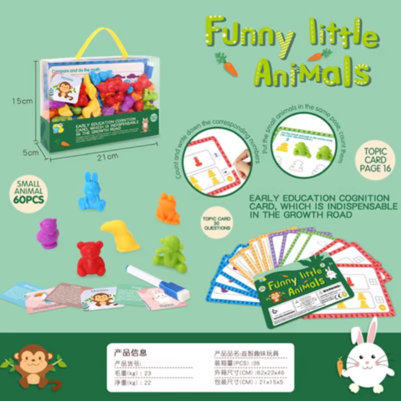 Counting Dinosaur Toy Sorting Kids Math Counting Toy Baby Educational Counting Toy (16)