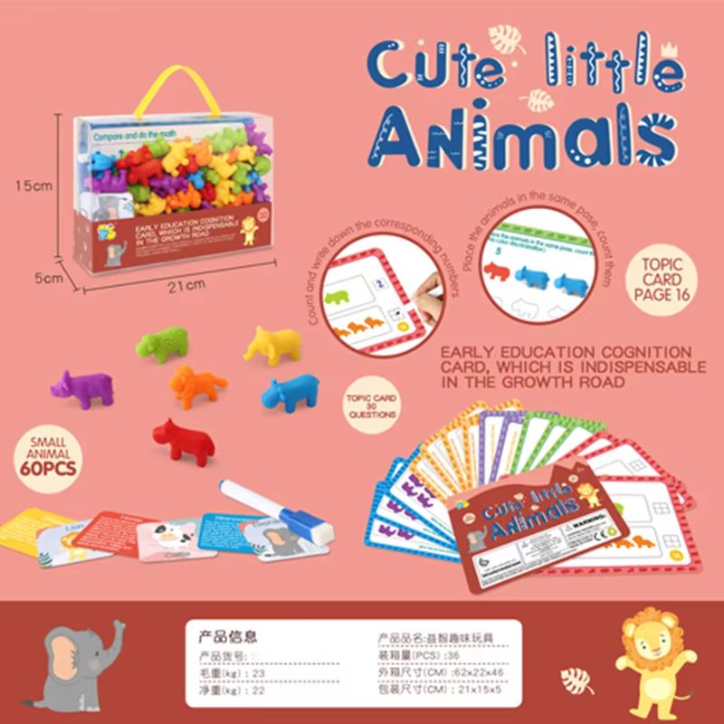 Counting Dinosaur Toy Sorting Kids Math Counting Toy Baby Educational Counting Toy (19)