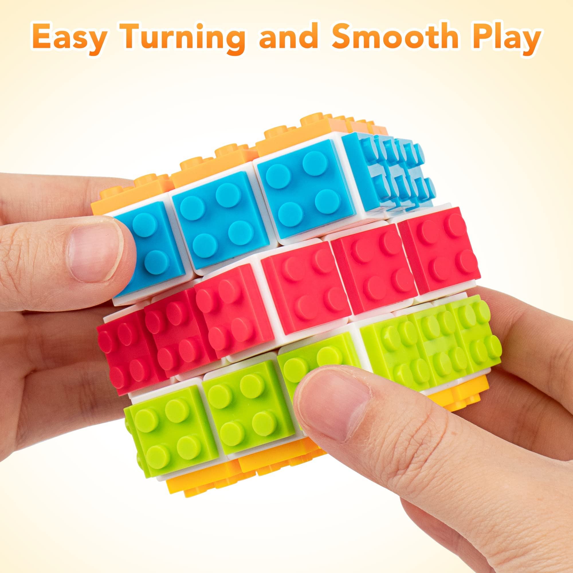 DIY Magic Cube Sets Speed Magic Cube Premium Quality Magic Magnetic Rubix Cubes Gift Box (10)