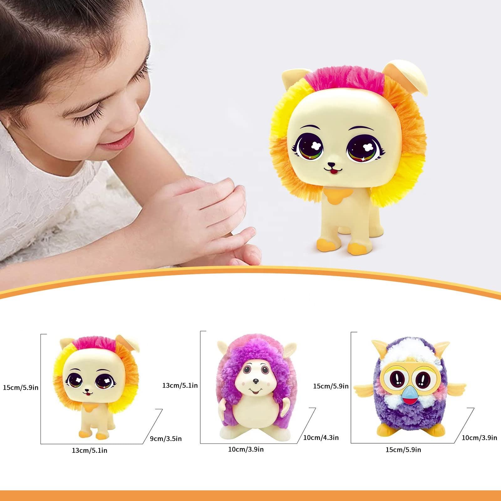 DIY Plush Animal Toys Plush Toy Stuffed Animal Set Kids DIY Assemble Doll Creative Stuffed Plush Dog Doll Stuffed (5)