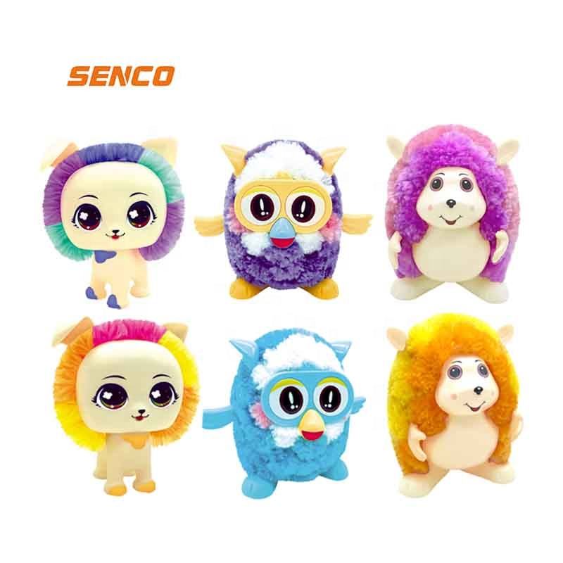 DIY Plush Animal Toys Plush Toy Stuffed Animal Set Kids DIY Assemble Doll Creative Stuffed Plush Dog Doll Stuffed (8)