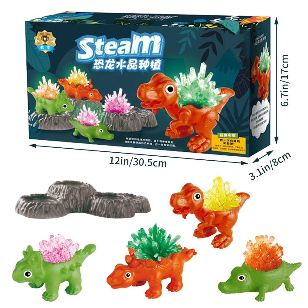 Dinosaur Crystal DIY Science Projects Kit Stem Toys Children's Science Education Toy Science & Engineering Toys (9)