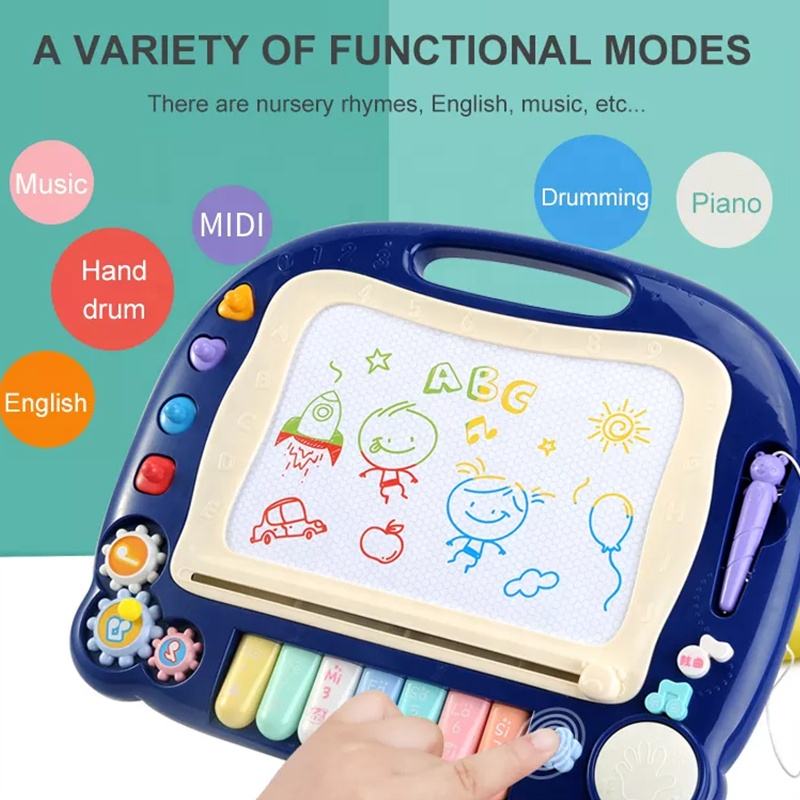 Drawing Board Set Mini Magnetic Color Drawing Board Wholesale Removable Function Drawing Educational Toy (10)