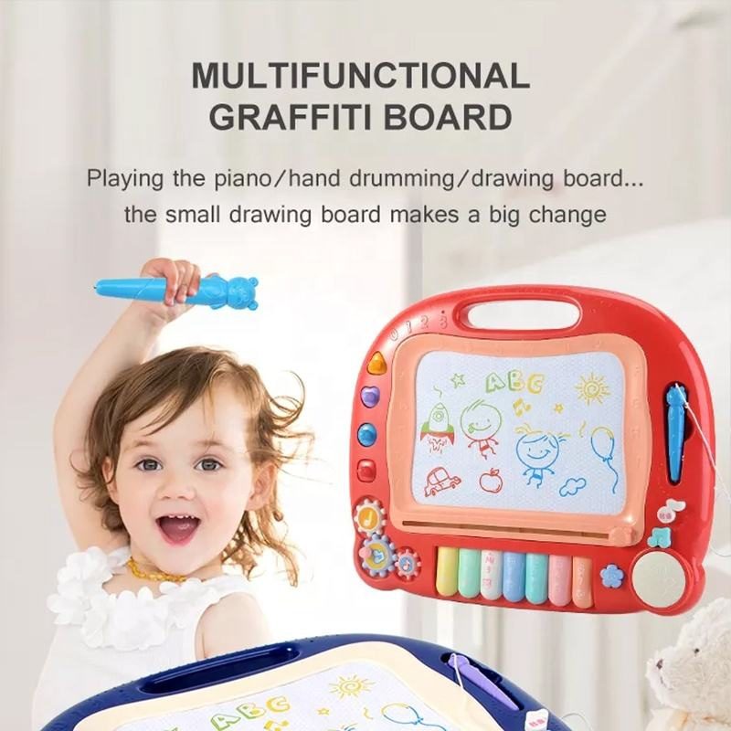 Drawing Board Set Mini Magnetic Color Drawing Board Wholesale Removable Function Drawing Educational Toy (8)