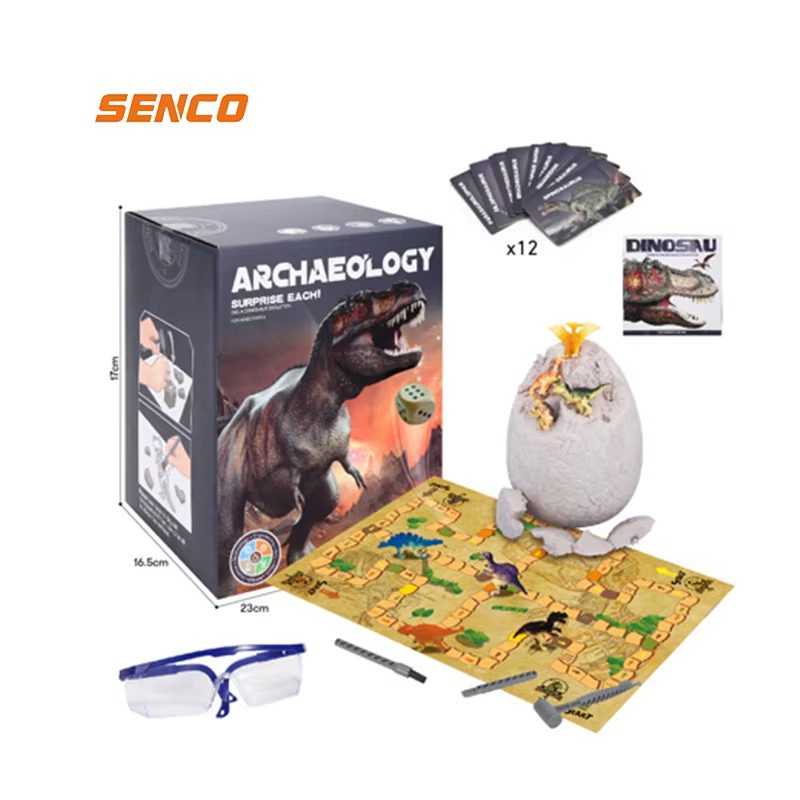 Fossils Dinosaur Toys Stem Educational 12 Dinosaur Fossil Excavation Kit Toy Dinosaur Egg Archaeological Excavation Fossil Toy (13)