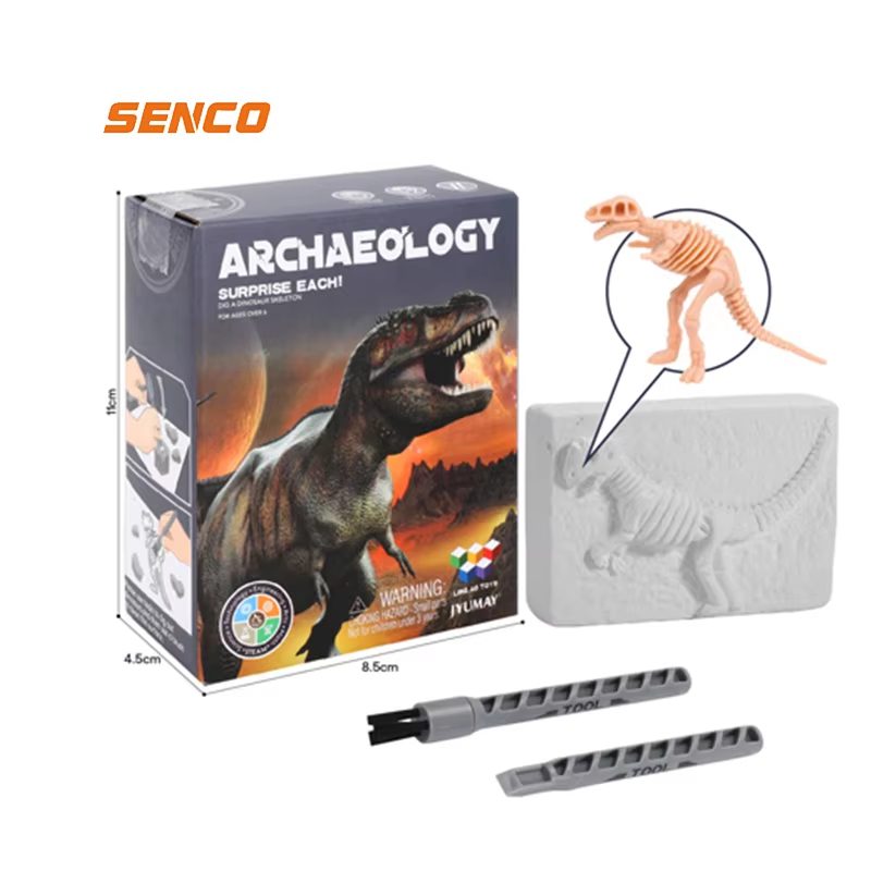 Fossils Dinosaur Toys Stem Educational 12 Dinosaur Fossil Excavation Kit Toy Dinosaur Egg Archaeological Excavation Fossil Toy (19)