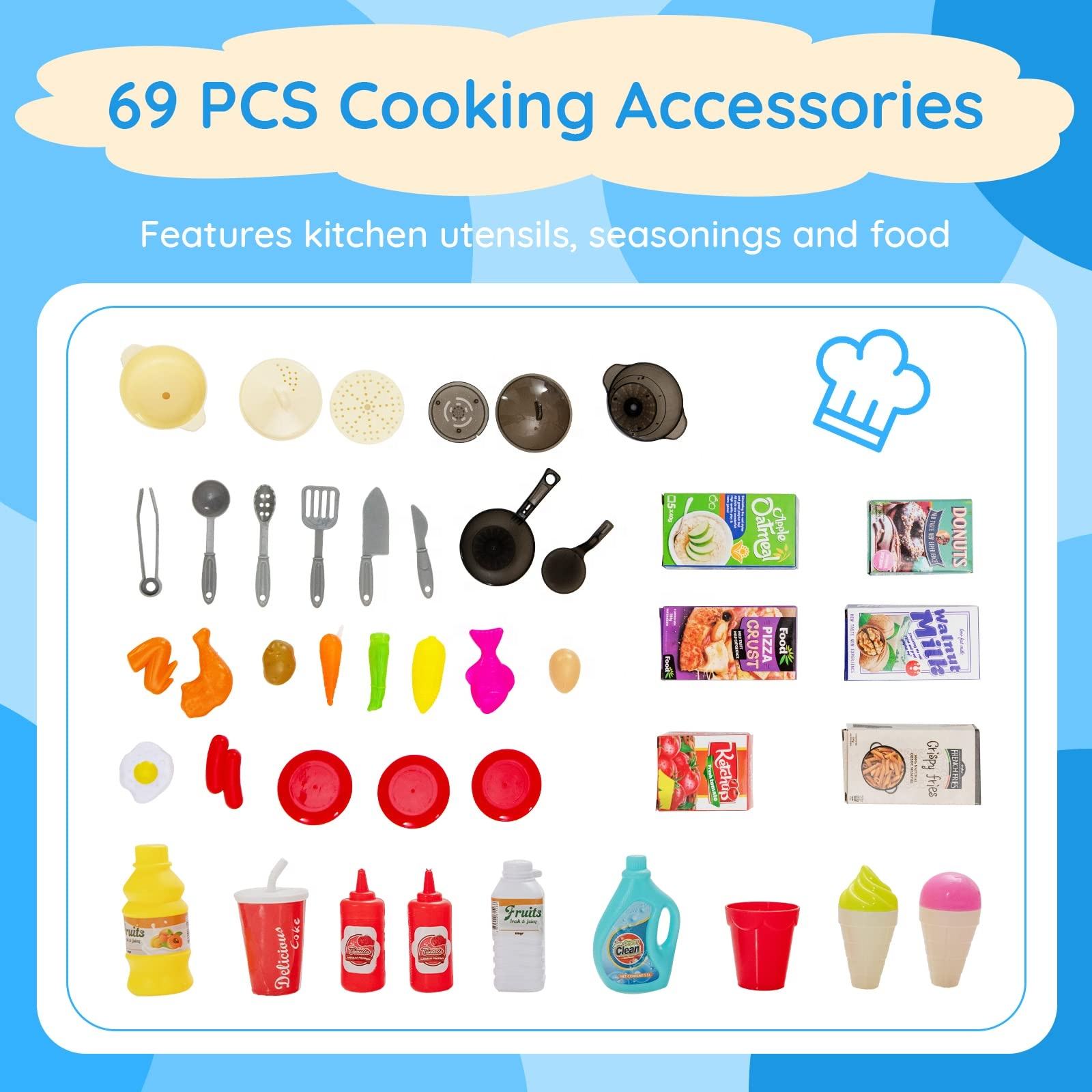 Kitchen Play Set Simulation Table Kids Coffee Machine Toy Set Kitchen Toys Simulation Toy Kitchen Set For Kids (4)