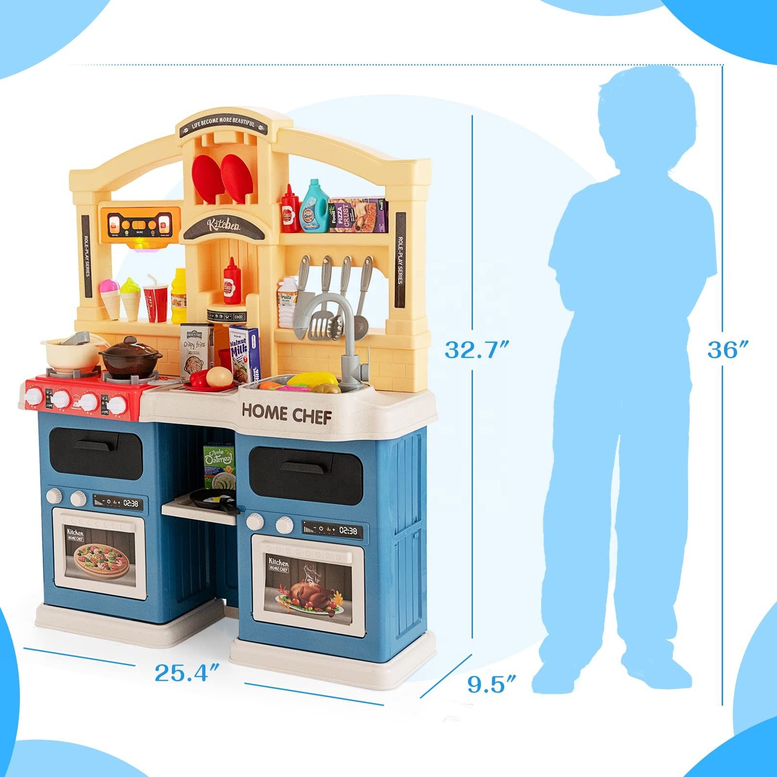 Kitchen Play Set Simulation Table Kids Coffee Machine Toy Set Kitchen Toys Simulation Toy Kitchen Set For Kids (9)