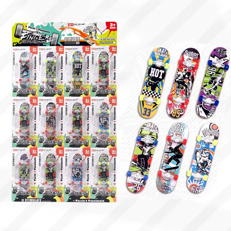 Mini Finger Skate Toys Custom Fingerboards Mini Skateboard Park Toy Finger Skateboard Toys Ramps Set (28)