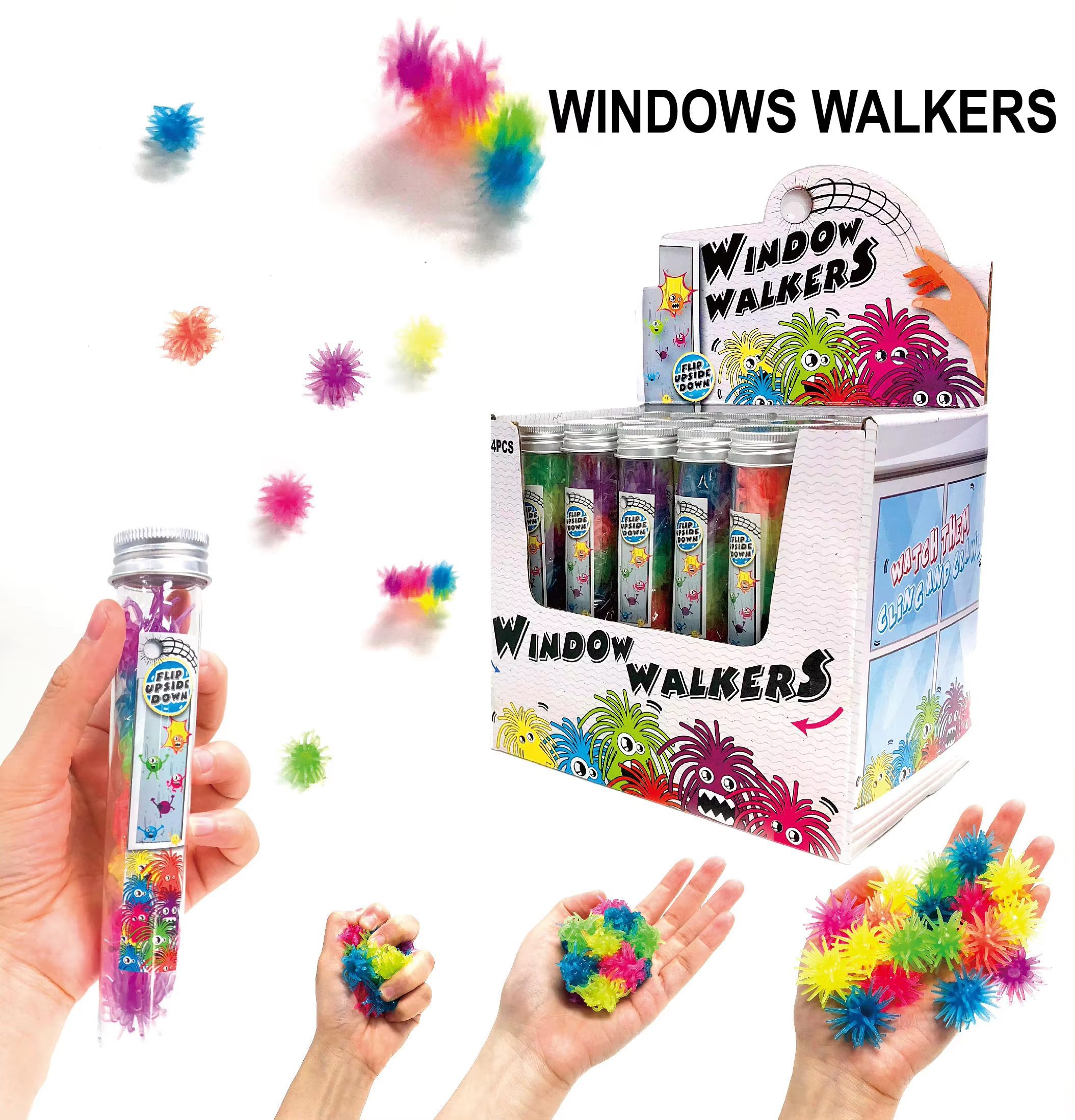 Mini Spiky Porcupine Balls Fantastic Sensory Toys Spiked Balls Game Stress Relief Sticky Wall Ball (4)
