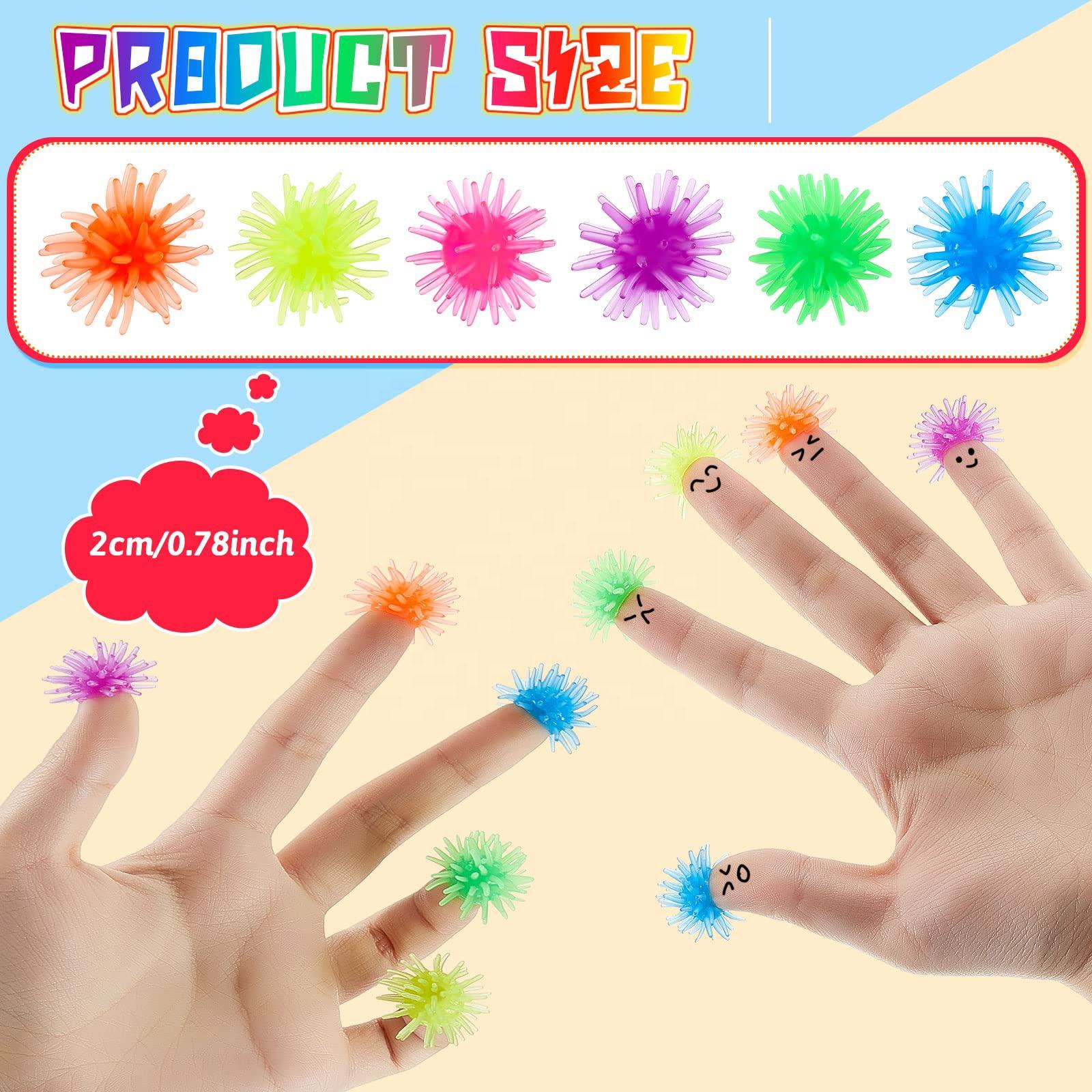 Mini Spiky Porcupine Balls Fantastic Sensory Toys Spiked Balls Game Stress Relief Sticky Wall Ball (6)