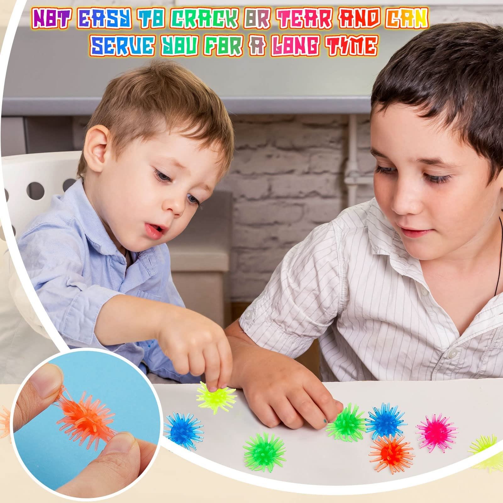 Mini Spiky Porcupine Balls Fantastic Sensory Toys Spiked Balls Game Stress Relief Sticky Wall Ball (7)