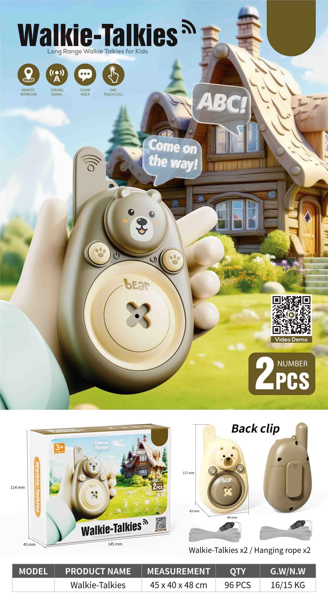 Mini Wilkie Talkie Communication Dinosaur Plastic Walkie Talkie Set Outdoor Games Kids Toy (11)