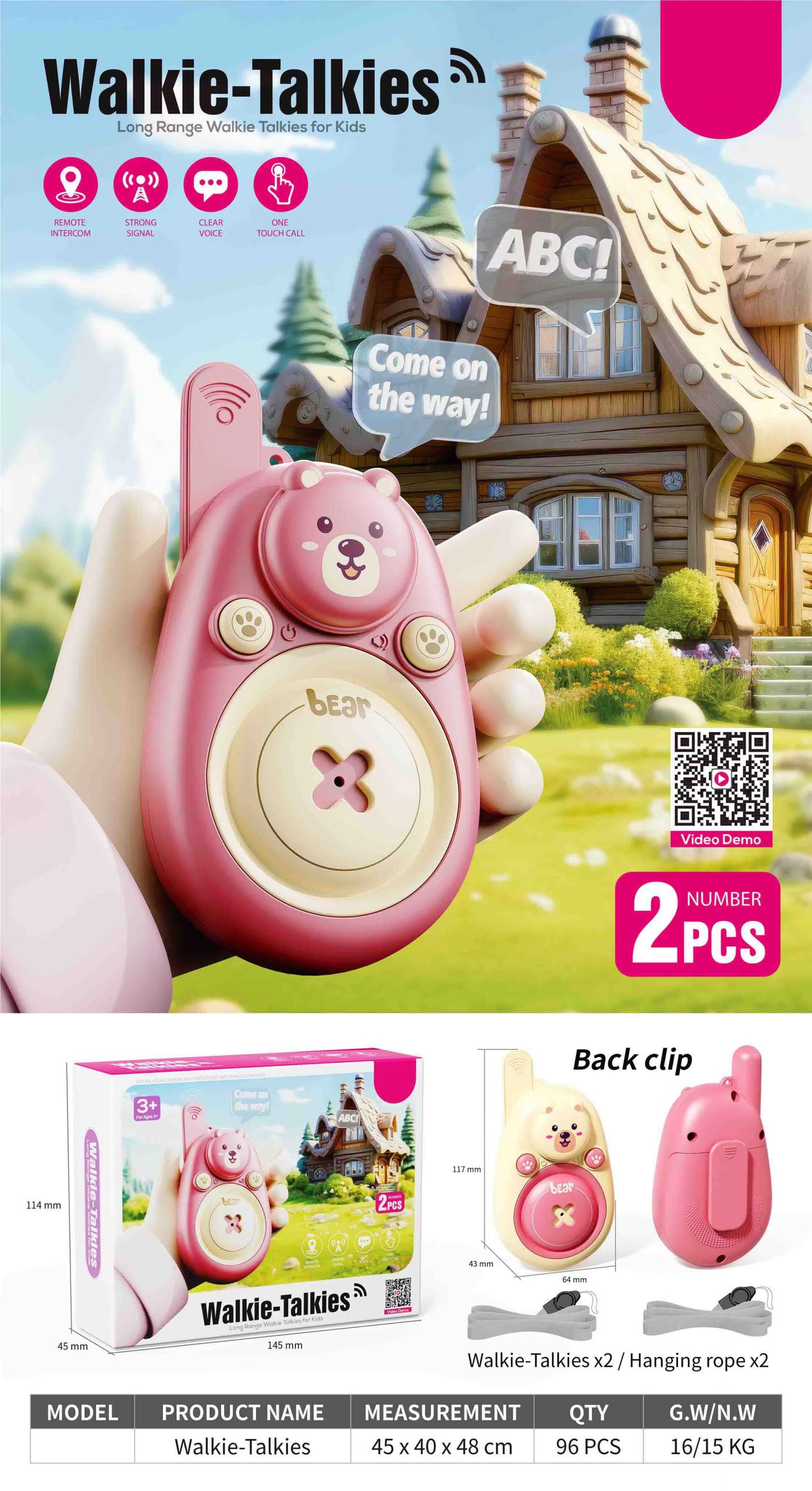 Mini Wilkie Talkie Communication Dinosaur Plastic Walkie Talkie Set Outdoor Games Kids Toy (12)