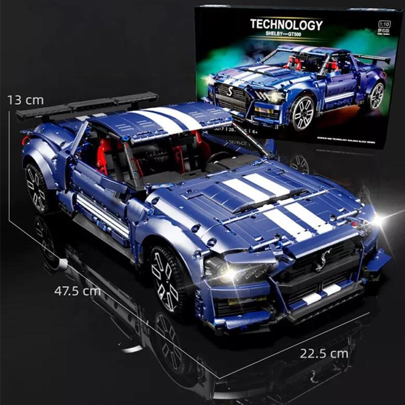 Plastic Building Block Set Supercar Speed Pull Back Car Series Model Diy Kits Assemble Big Block Toys Car (7)