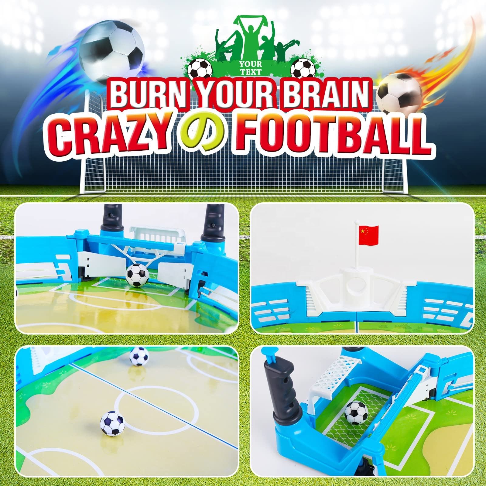 Soccer Table Game Mini Football Soccer Ball Table Customized Professional Children Burn Kid Brain (6)
