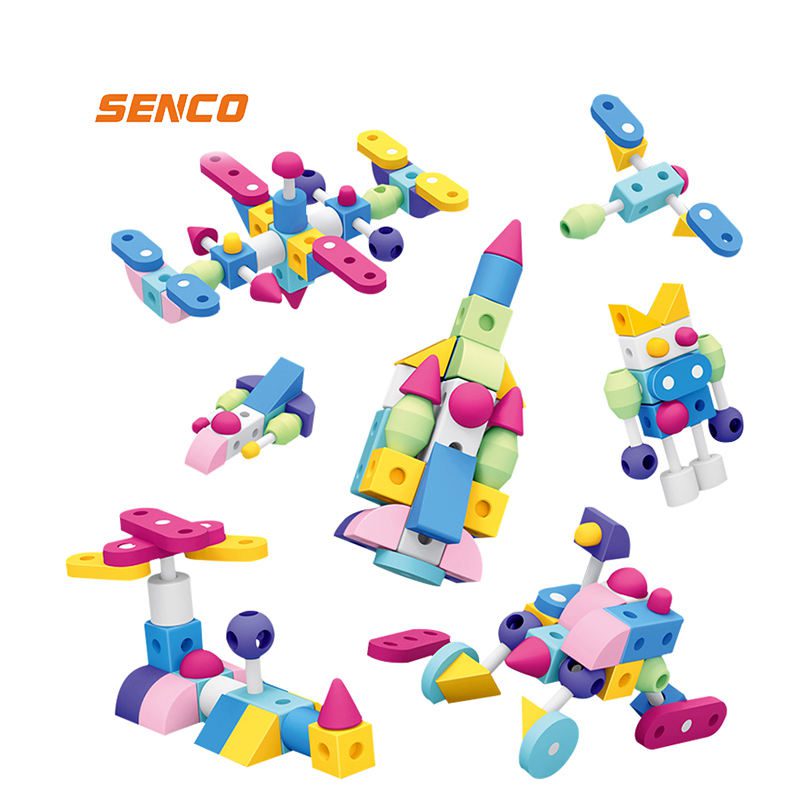 Soft Building Blocks EVA Foam Baby Toys Funny DIY Educational Toy Soft EVA Material Block (11)