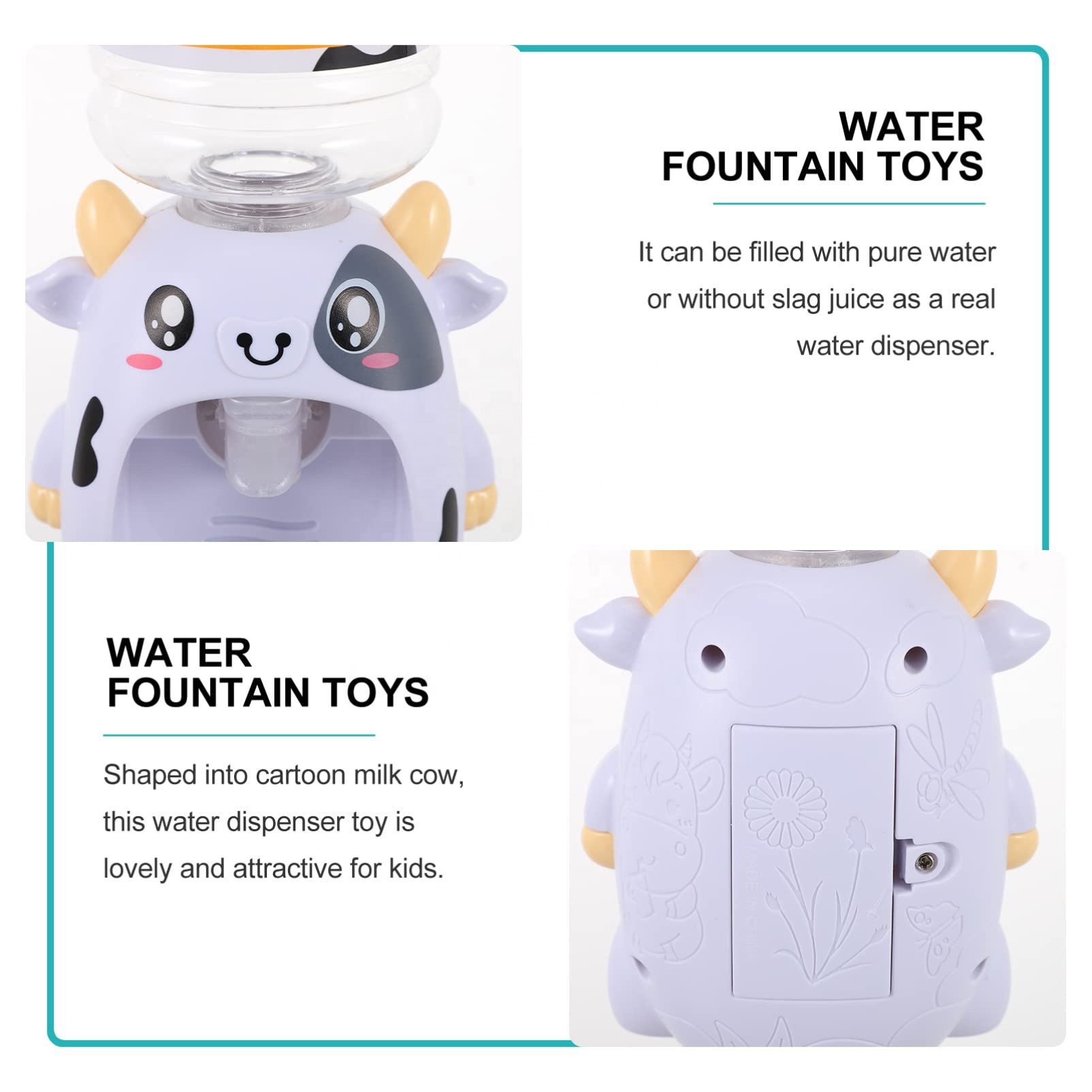 Water Dispenser Toy Automatic Fountain Water Dispenser Sprinkler Toy Mini Water Dispenser Toy Panda Toy Machine With Drinking (2)