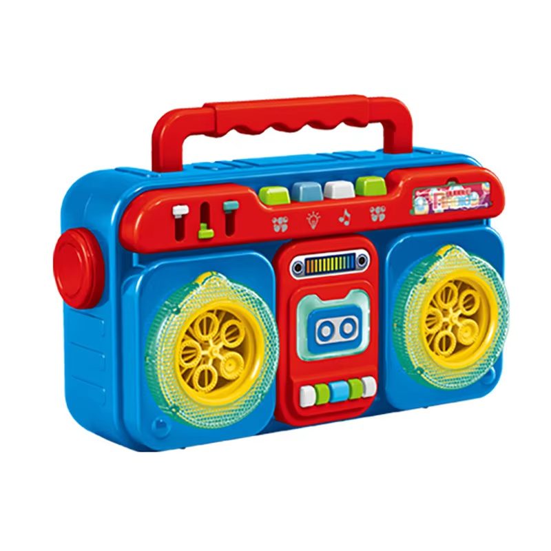 Automatic Bubble Machine with Music and Flashlight - Perfect for Kids' Parties and Outdoor Fun (15)