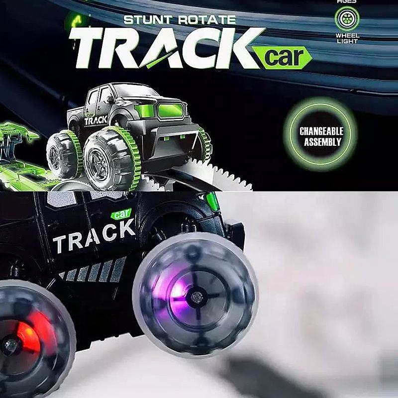 Car Tracks Toy Flexible Battery Remote Control Kid Race Toy Rc Cars Track Educational Toy Racing Track Car (15)