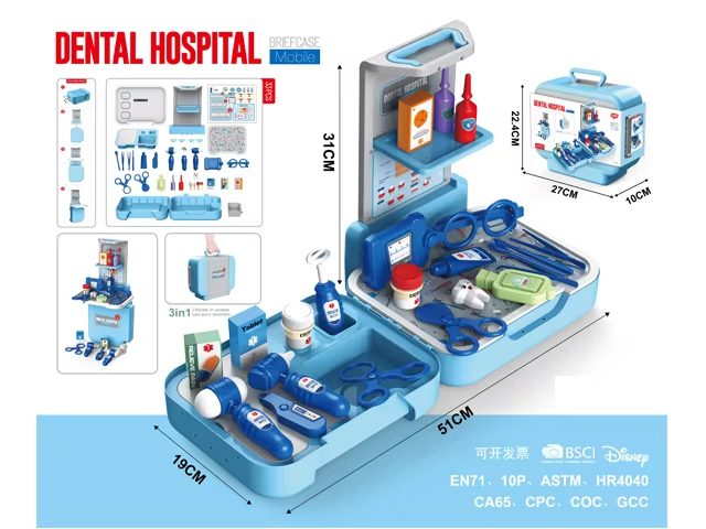 Doctor Pretend Play Set with Realistic Medical Equipment for Dentist, Doctor, and Nurse Role-Playing - Perfect for Ages 3-8 (13)