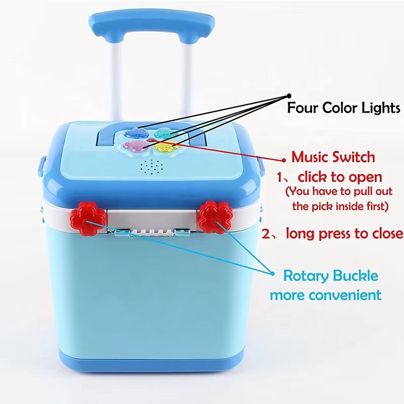 Doctor Role-Play Kit with Large Capacity Storage, Interactive Lights and Sounds, and Educational Role-Play Tools - Perfect for Aspiring Medical Professionals (11)