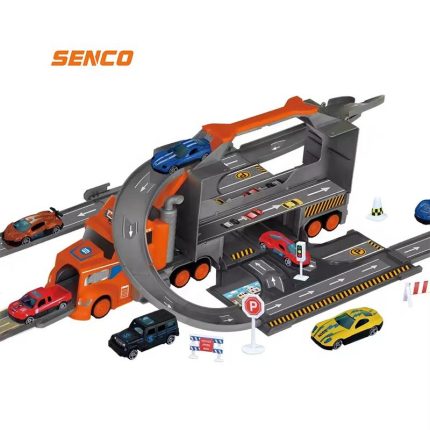 Parking Lot Toy Portable Parking Lot Storage Toy Interchange Track Parking Lot Toy Kids Construction