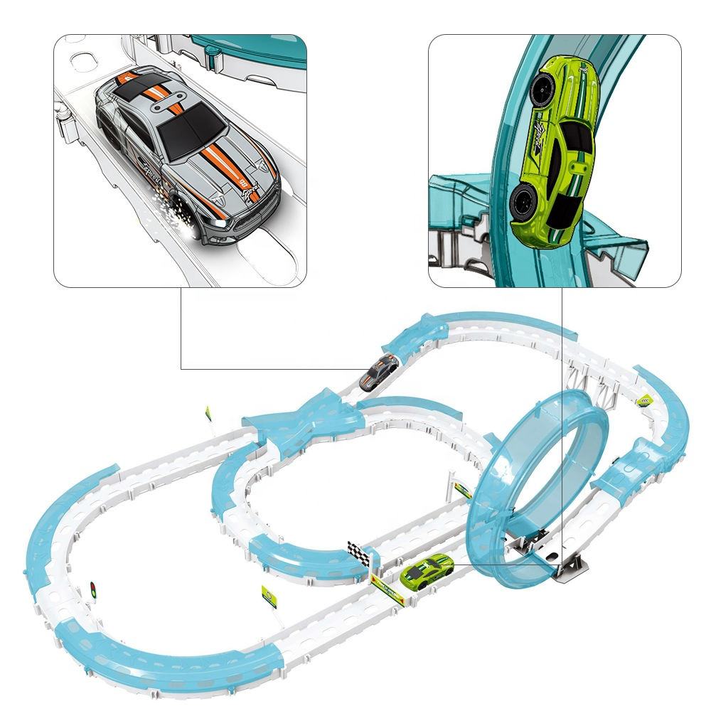 Racing Track Toy Race Slot High Speed Electric Fast Track Remote Control Toy Car Race Track Fun Slot Car (6)