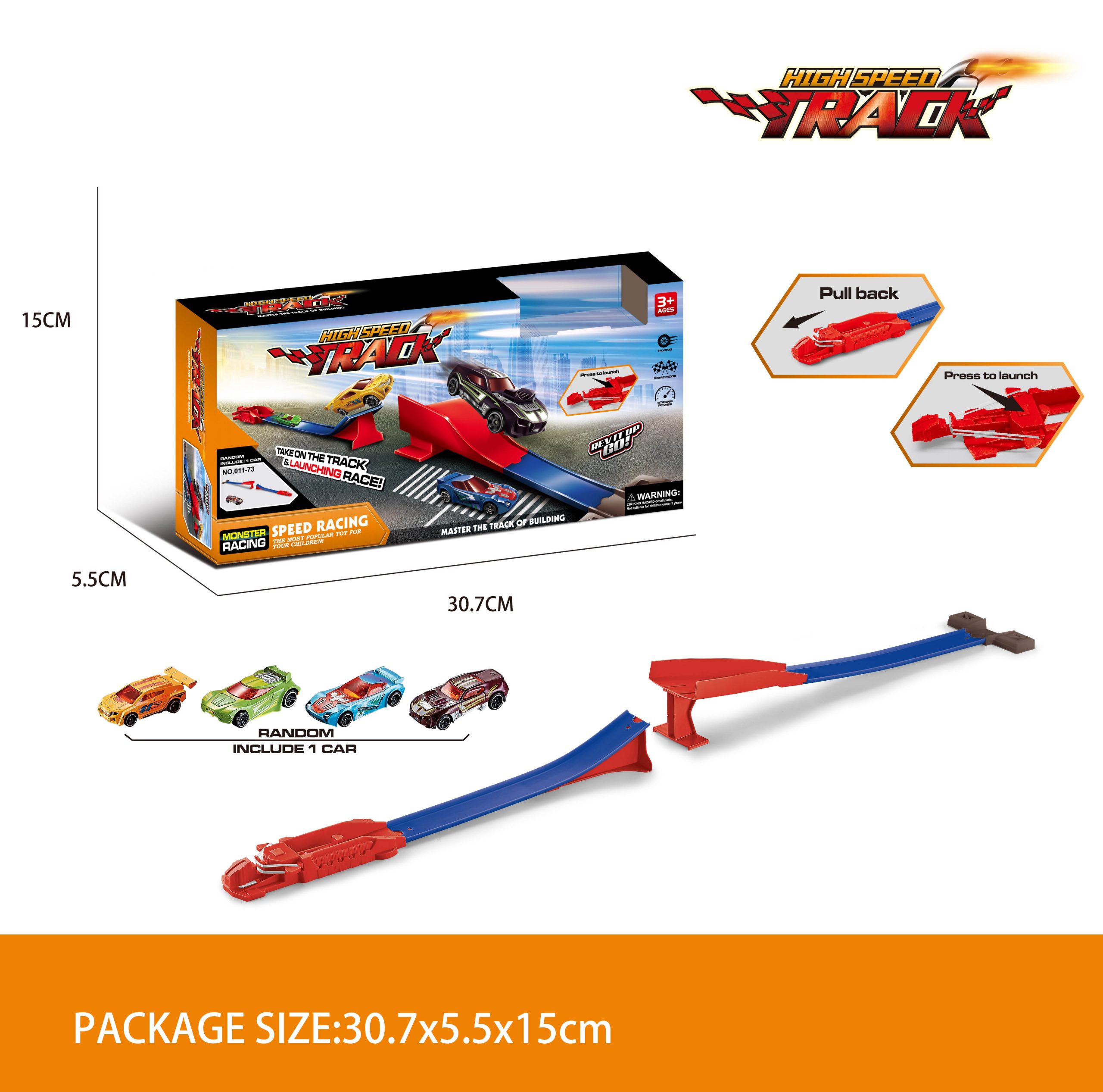 Shark Race Track Toys Interesting Shark Boys Ejection Car Track Catapult Toy Kids Gift Toys Ejection Launching Track (11)