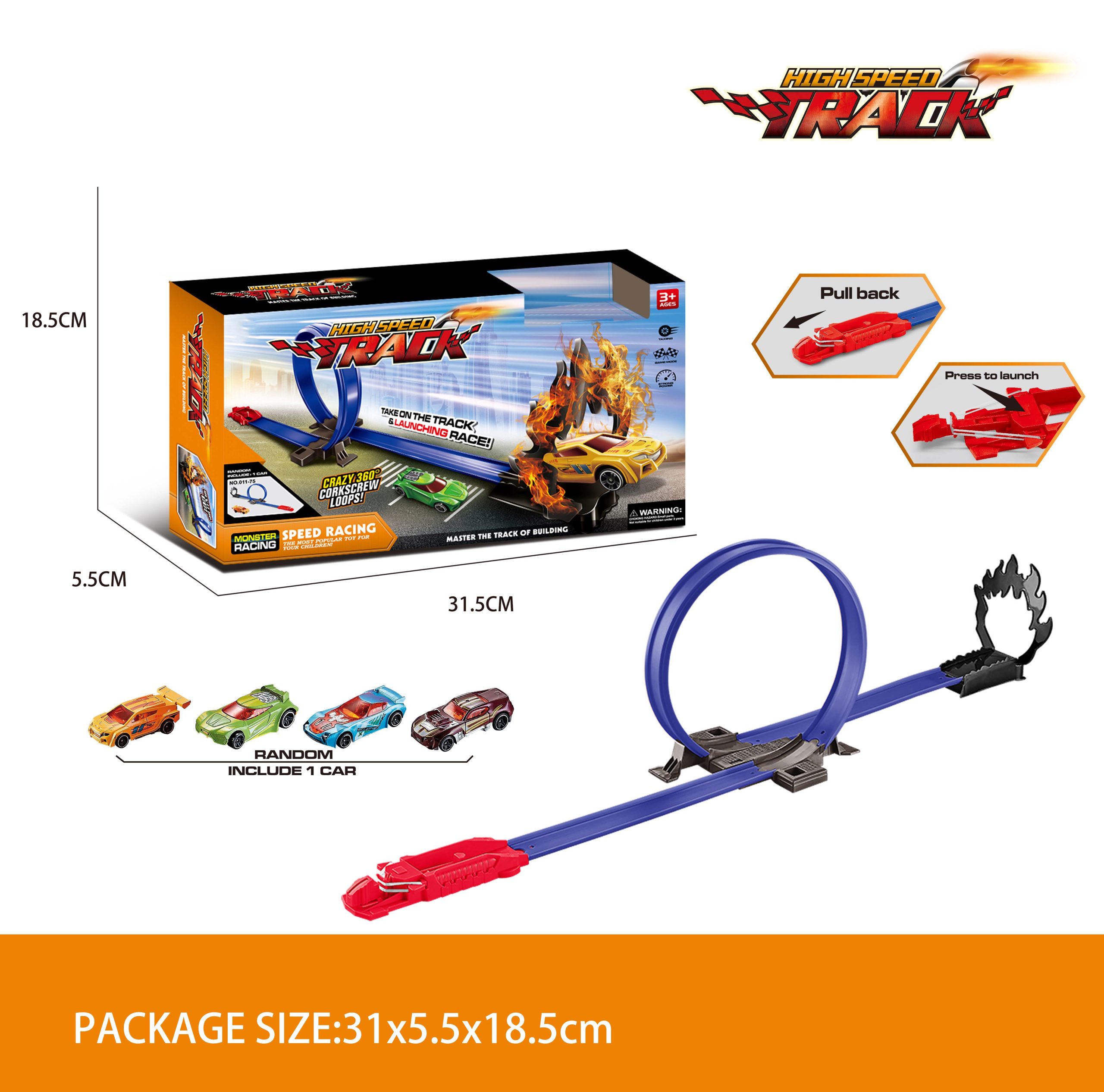 Shark Race Track Toys Interesting Shark Boys Ejection Car Track Catapult Toy Kids Gift Toys Ejection Launching Track (19)