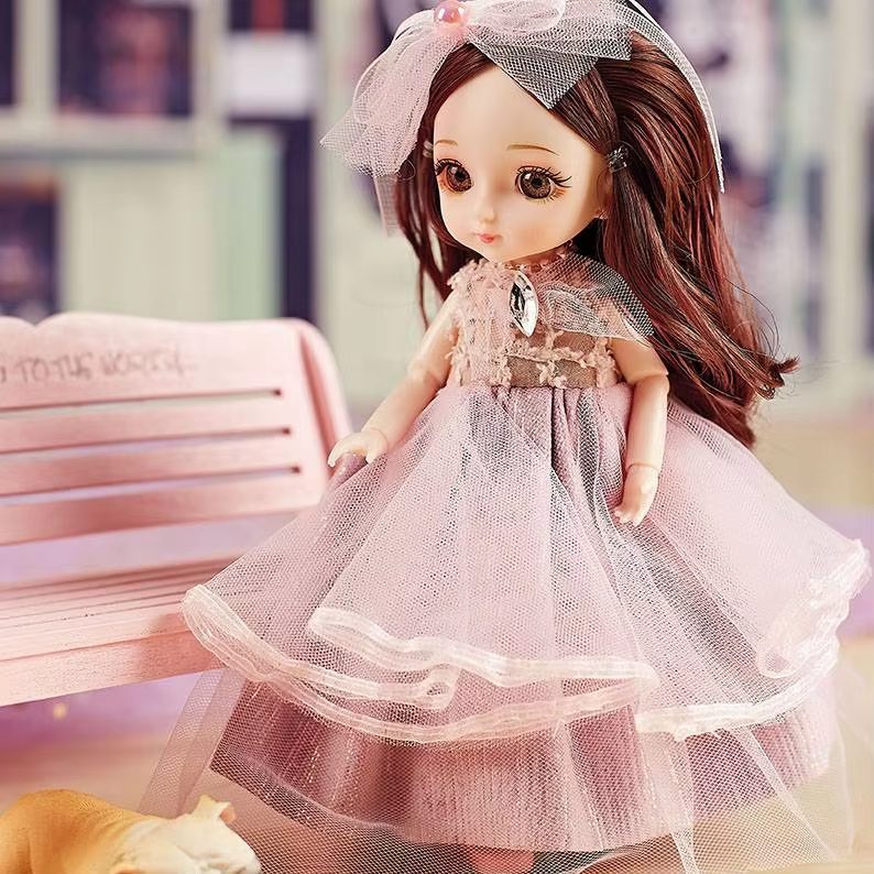 19CM Mini Dolls with Articulated Joints and Fashion Accessories Perfect for Collectors and Play (16)