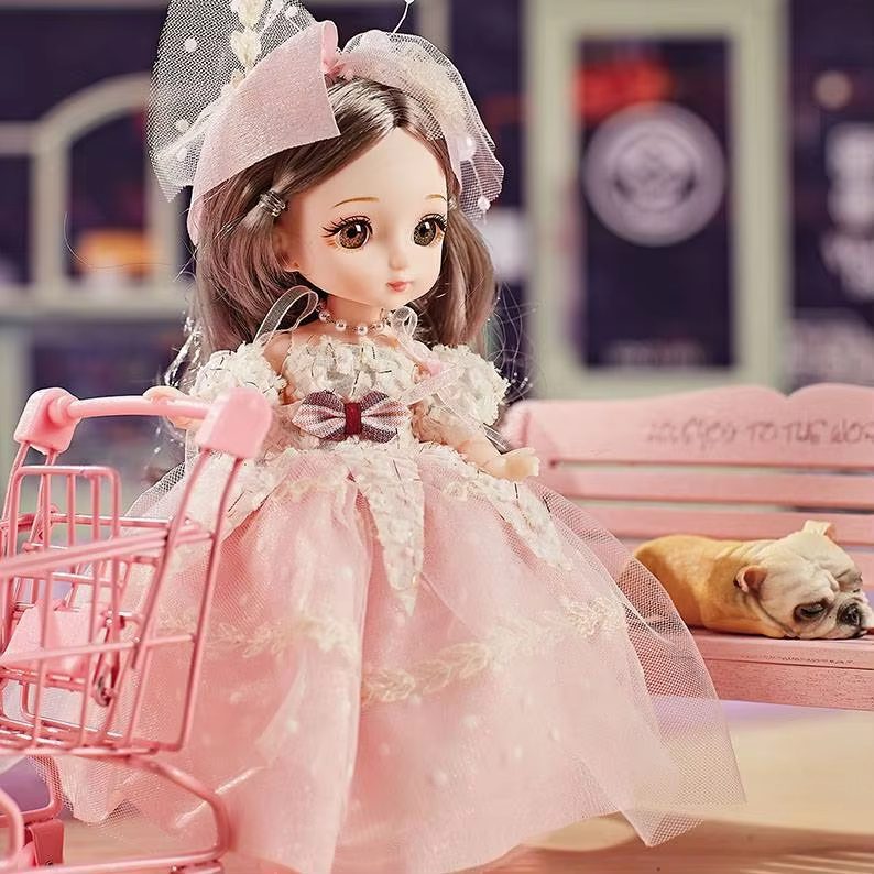 19CM Mini Dolls with Articulated Joints and Fashion Accessories Perfect for Collectors and Play (18)