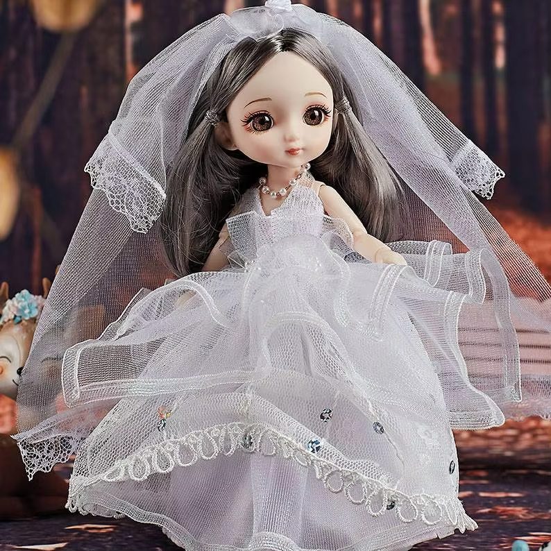19CM Mini Dolls with Articulated Joints and Fashion Accessories Perfect for Collectors and Play (20)