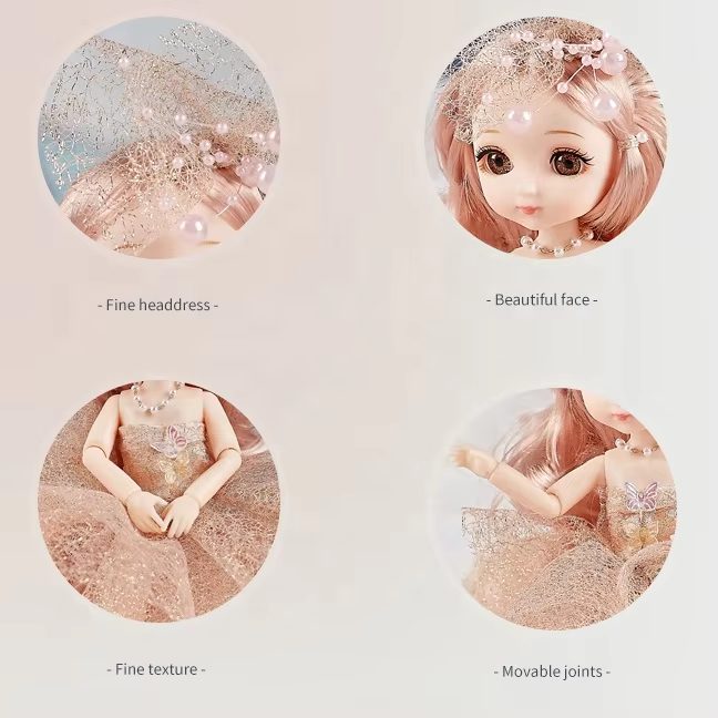 19CM Mini Dolls with Articulated Joints and Fashion Accessories Perfect for Collectors and Play (9)