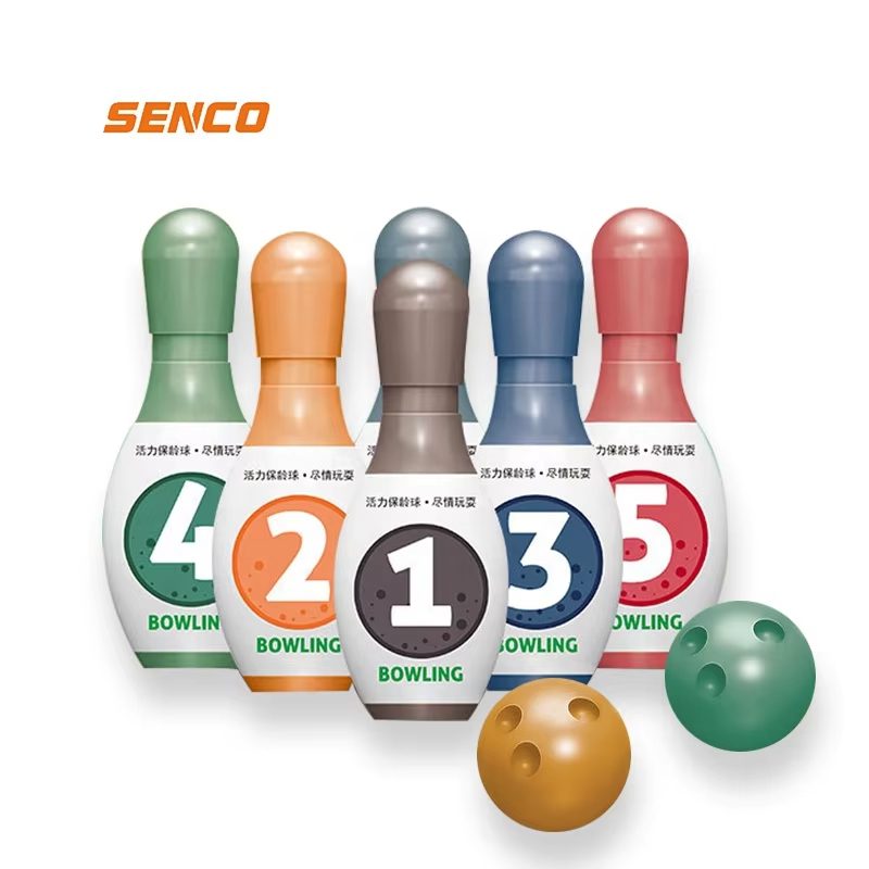 Bowling Game Set Indoor Play for Happy Childhood and Early Math Skills Development (9)