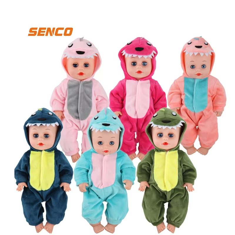 Dinosaur-Themed Baby Doll with Playset - Includes Crib, High Chair, and Feeding Accessories (1)