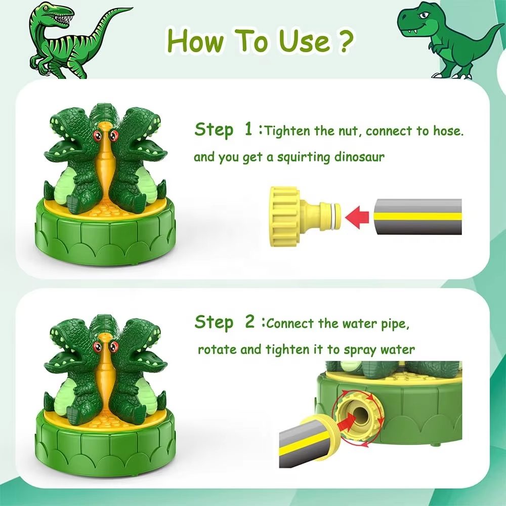 Dinosaur Water Sprinkler for Kids The Ultimate Outdoor Summer Play Sprinkler Toy (9)