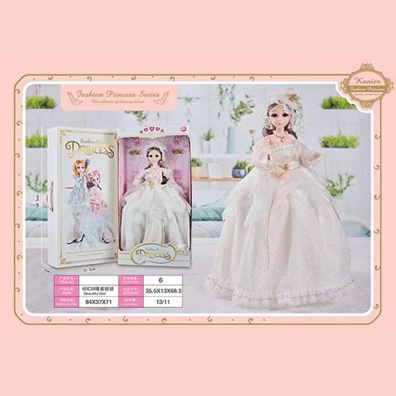 Elegant Cartoon Style Dolls with Articulated Joints and SD Eyes - Perfect for Dress-Up and Play (12)