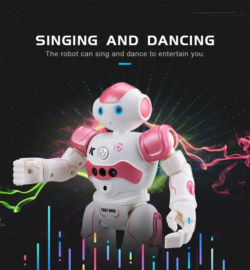 Entertainment Robot with Singing and Dancing Features - Interactive Gesture-Controlled Toy for Kids (12)