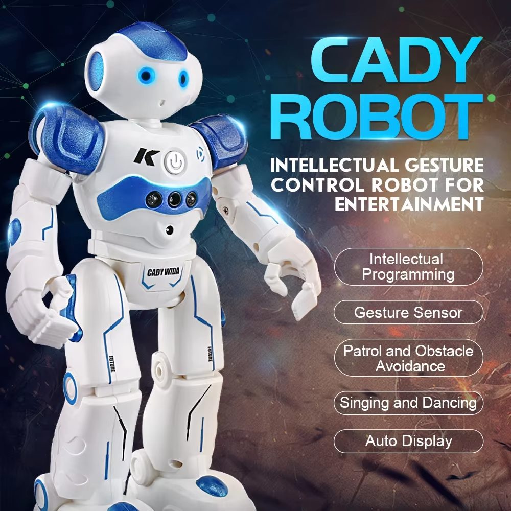 Entertainment Robot with Singing and Dancing Features - Interactive Gesture-Controlled Toy for Kids (21)