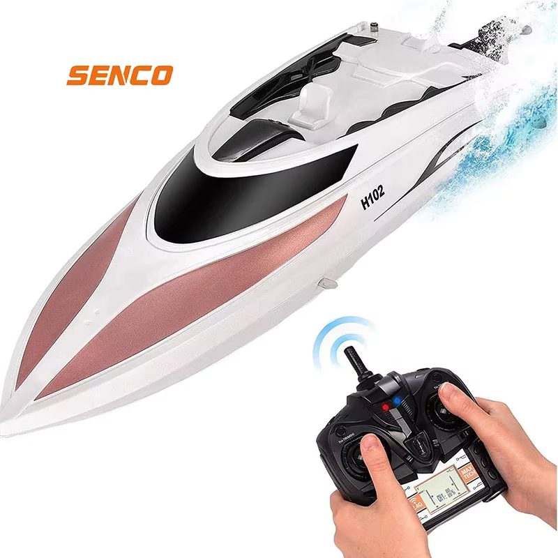 High-Speed Remote Control Boat with 2.4 GHz 4-Channel Racing 20 MPH, 150m Range, and Premium Durable Construction for Freshwater Excitement (5)
