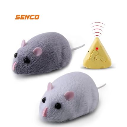 Mini RC Mouse Toy - Engaging Pet Playmate for Cats with Remote Control and Fast Movement