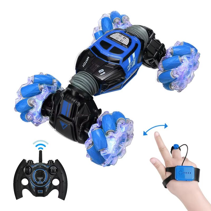 Remote Control Stunt Car with 360° Rotation, LED Lights, and Music - Double-Sided Play for Extreme Adventures (15)