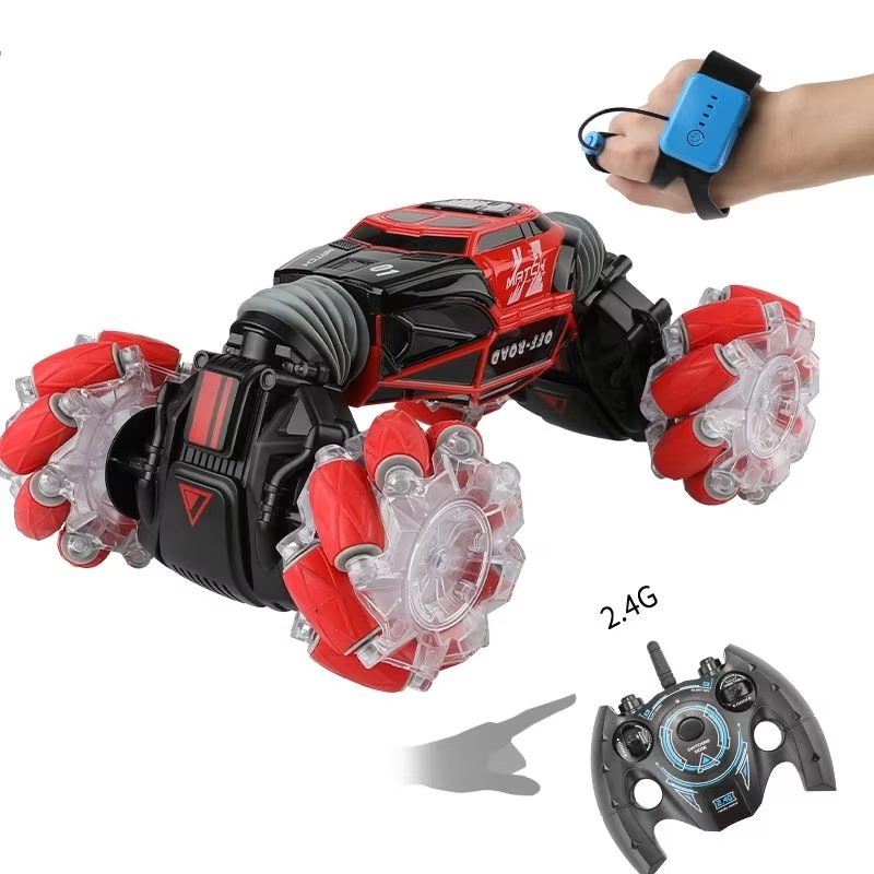 Remote Control Stunt Car with 360° Rotation, LED Lights, and Music - Double-Sided Play for Extreme Adventures (16)