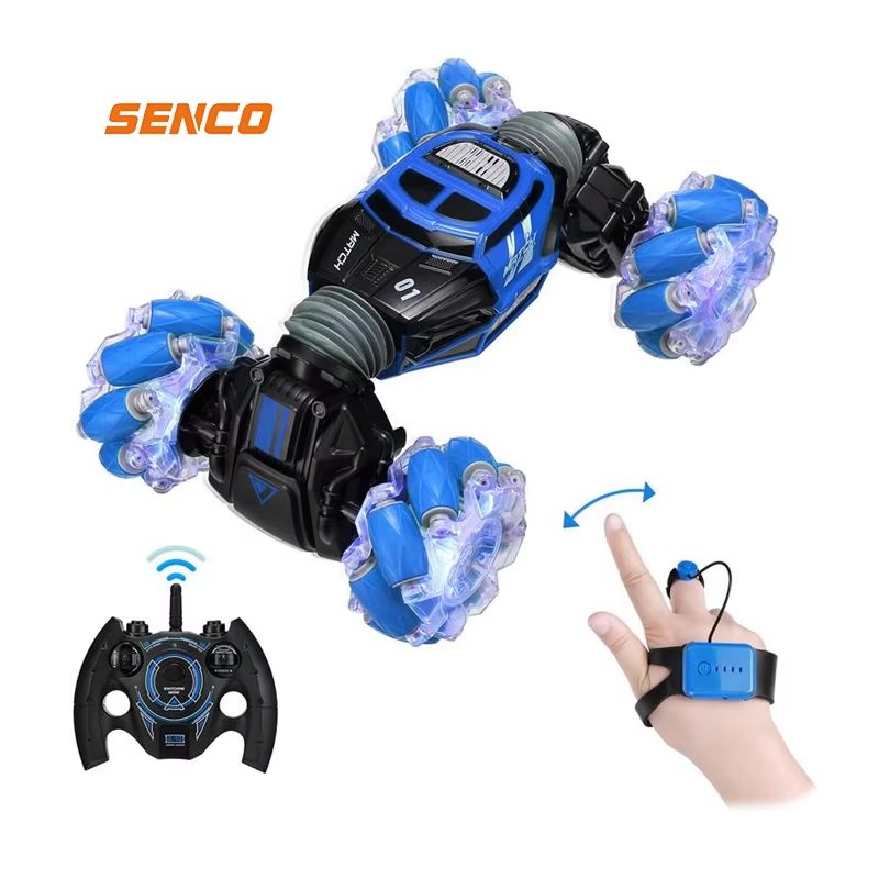 Remote Control Stunt Car with 360° Rotation, LED Lights, and Music - Double-Sided Play for Extreme Adventures (9)
