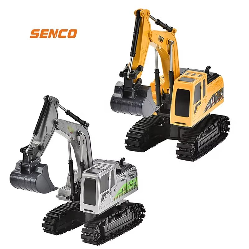 Remote-Controlled Engineering Excavator 124 Scale with 360° Rotation and Alloy Bucket - Kids' Construction Toy (11)