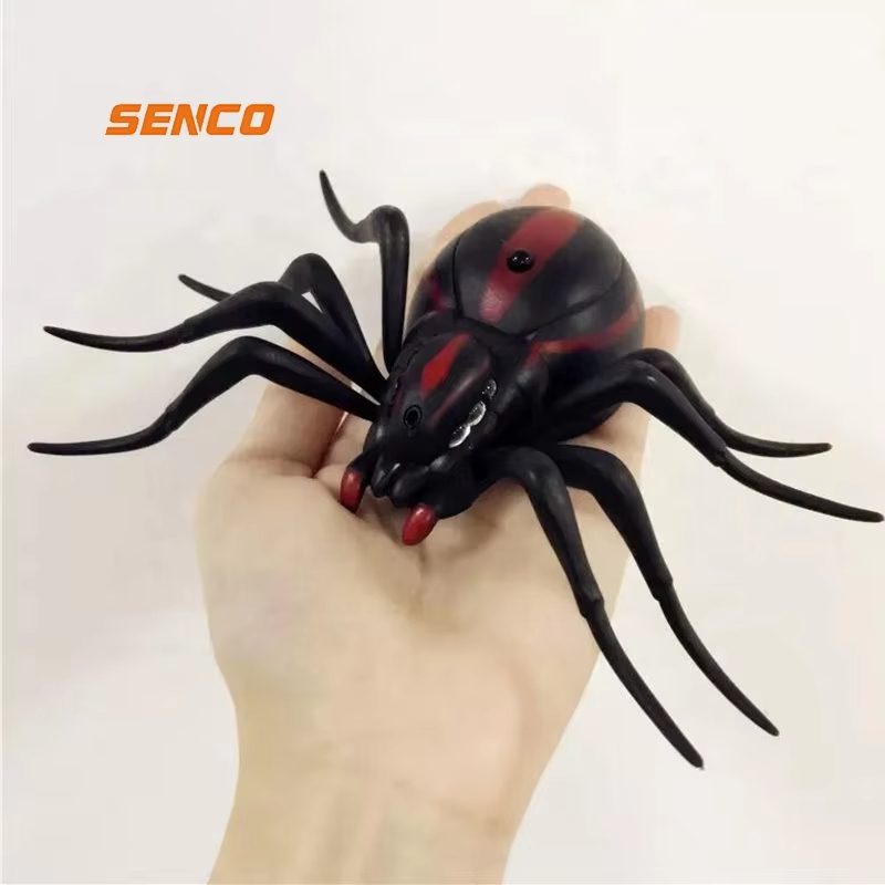 Remote-Controlled Spider Toy with LED Lights Realistic Appearance, Sensitive Infrared Control, and Easy Battery Operation for Kids (12)