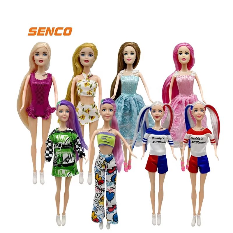 Stylish Fashion Dolls with Customizable Hairstyles - Perfect for Creative Play and Collection (8)